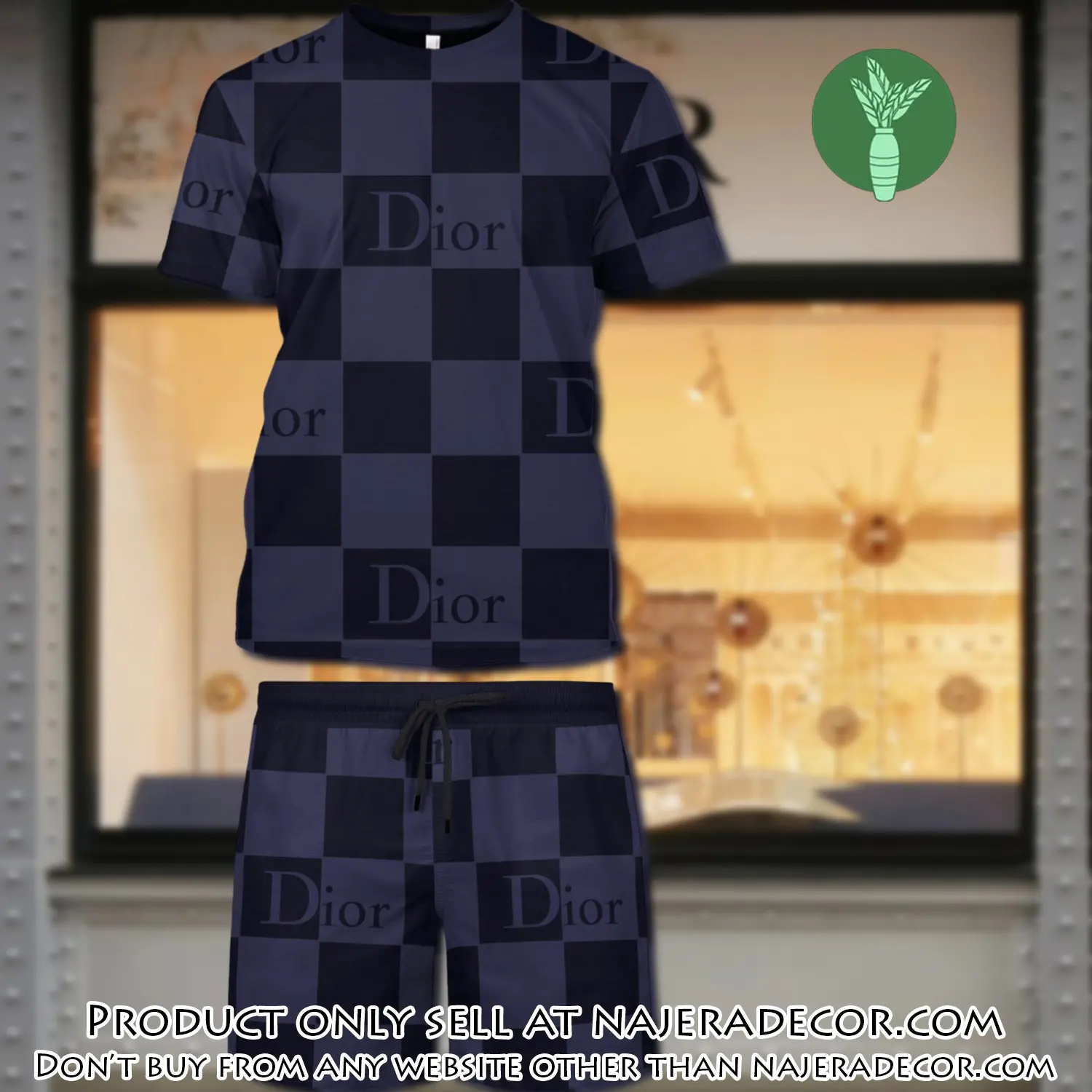 Dior combo unisex tshirt & short limited luxury outfit cts1007 njr3004080